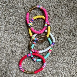 Fun summer bracelets